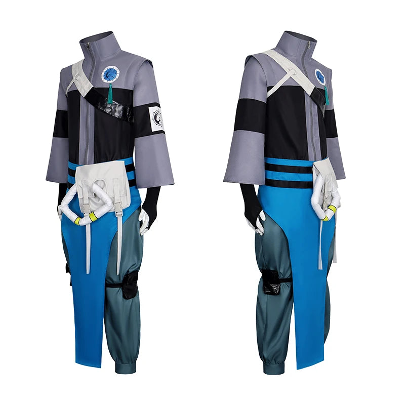 Gachiakuta: Zanka Nijiku Cosplay Costume Set Anime Style Battle Attire Disguise Role Playing Halloween Costume