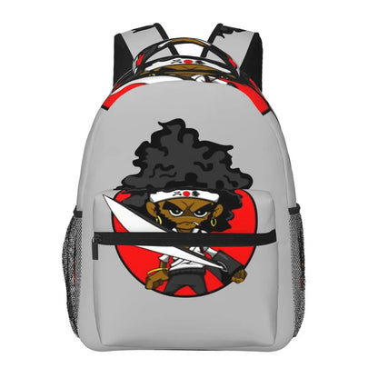 Afro Samurai: Backpack Hot Sale Daypack Large Capacity School Bag Shoulder Bags