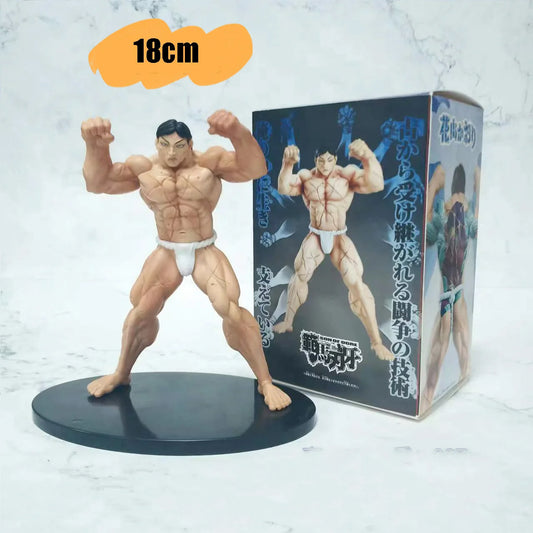 Baki the Grappler: Hanma baki Hanma Yujirō Hanayama Kaoru Jack Hanma Action Figure Model Collection Toys 22CM