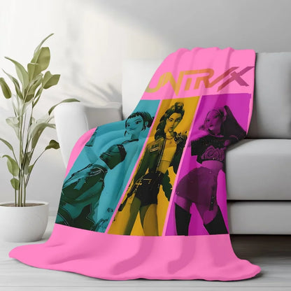 Cute Kpop Demon Hunter tapestry,kpop Fun Gift,cozy K-pop Demon Hunters Huntrix tapestry,anime Inspired Huntrix Inspired tapestry