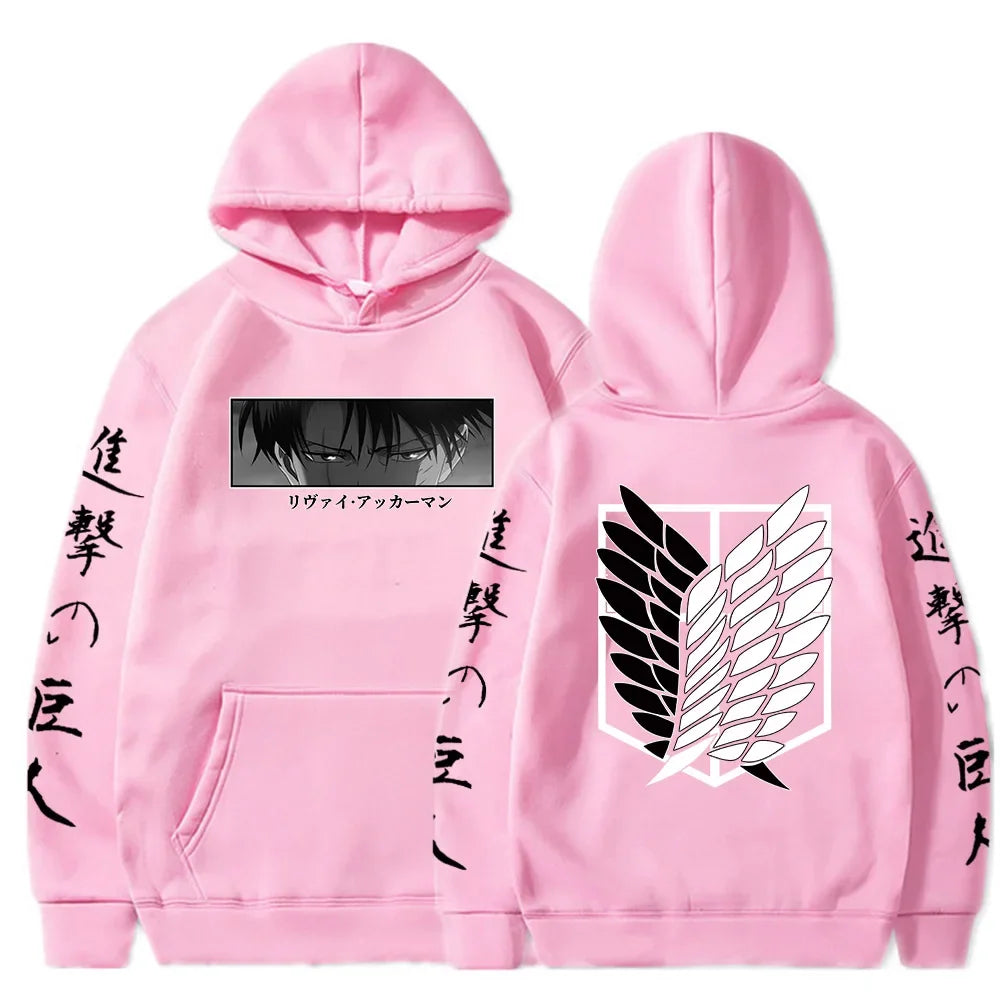 Attack On Titan: Anime Zipper Hoodie Sports Coat Sportswear Role Playing Women Sportswear Autumn Hoodie Fashionable Hoodie Rtable Womens Clothing