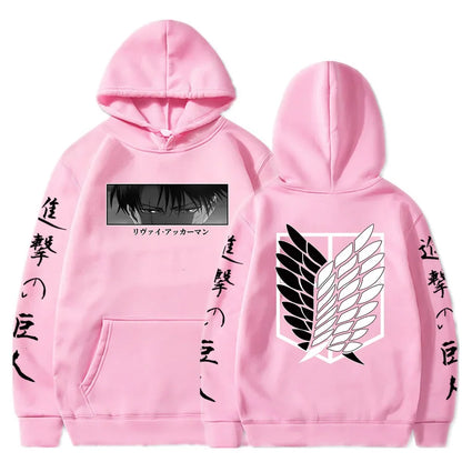 Attack On Titan: Anime Zipper Hoodie Sports Coat Sportswear Role Playing Women Sportswear Autumn Hoodie Fashionable Hoodie Rtable Womens Clothing