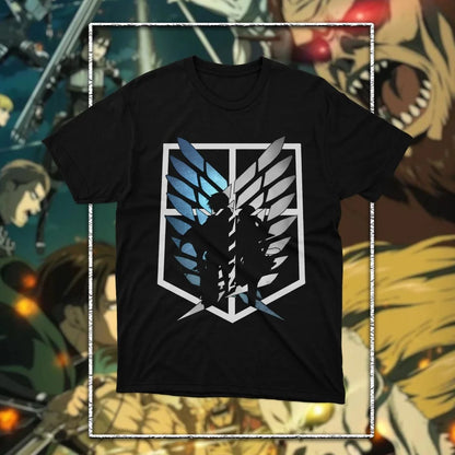 Attack on Titan: Graphic Printed T-shirt Men's and Women's T-shirt Men's Top Sports T-shirt 2026 Summer New