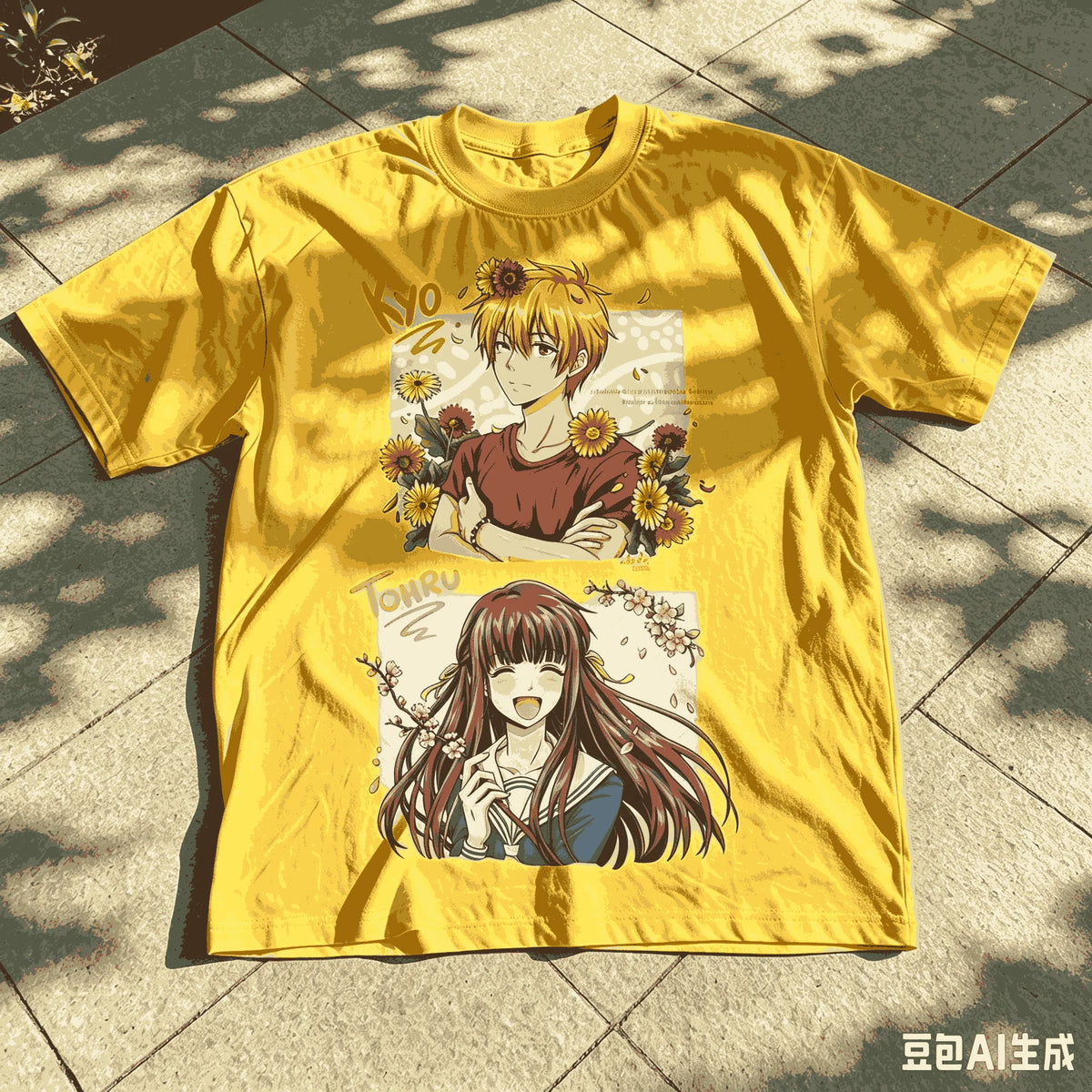 Fruits Basket: Anime Lover T-shirt Oversized Unisex Streetwear Trendy Cotton Print T-shirts for Men Women Fashion Breathable soft