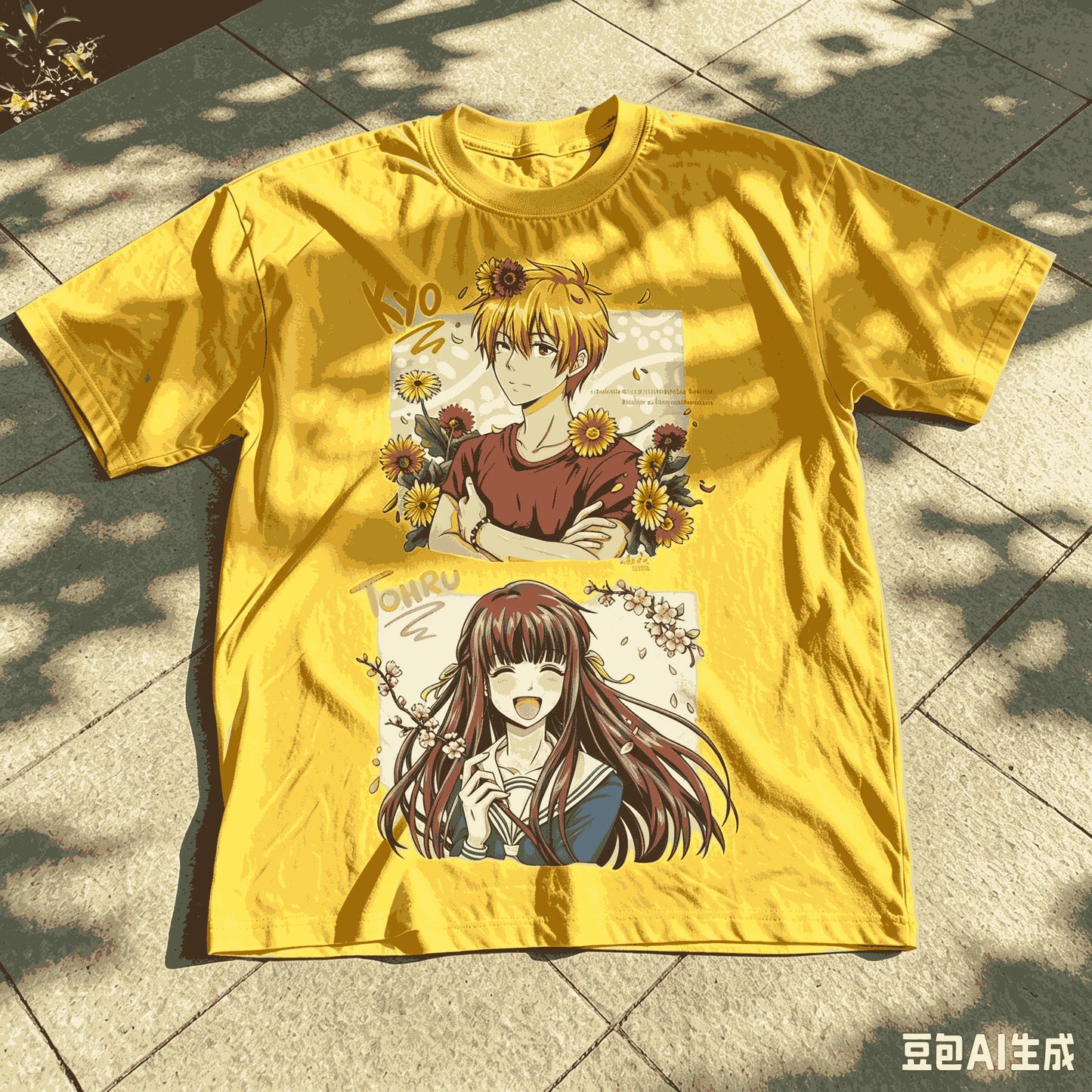 Fruits Basket: Anime Lover T-shirt Oversized Unisex Streetwear Trendy Cotton Print T-shirts for Men Women Fashion Breathable soft