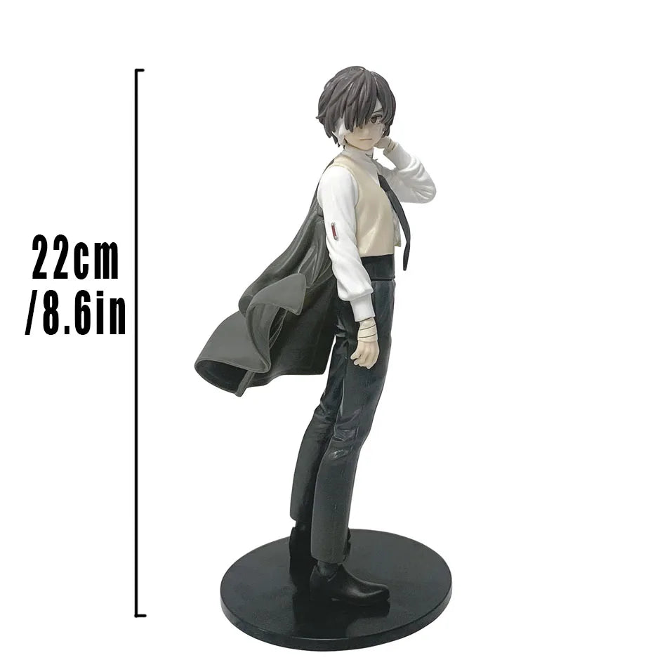 Bungo Stray Dogs:  7-22cm Dazai Osamu Noodles Press Figure Japanese Cartoon Figurines Collection Cute Toys