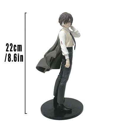 Bungo Stray Dogs:  7-22cm Dazai Osamu Noodles Press Figure Japanese Cartoon Figurines Collection Cute Toys