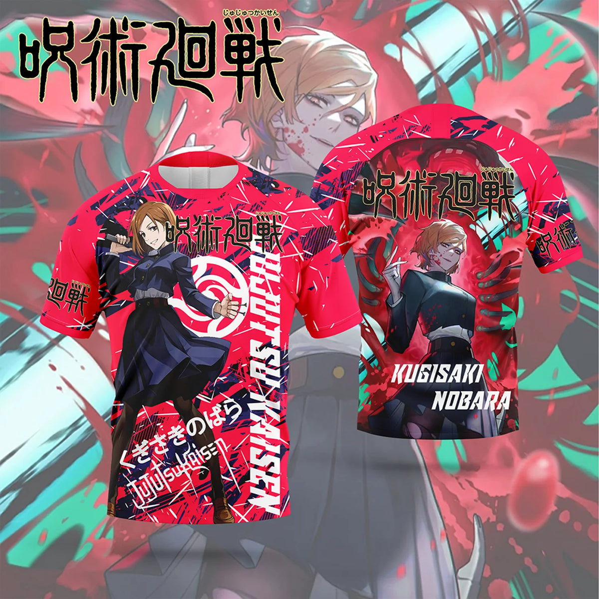 Jujutsu Kaisen: Bandai Anime Character-themed Jerseys Adult Kids Athleisure T-Shirts Summer Quick-drying Soft Lightweight Comfy