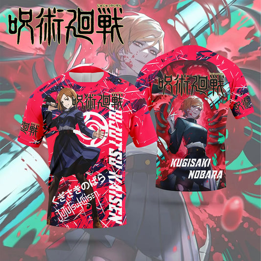 Jujutsu Kaisen: Bandai Anime Character-themed Jerseys Adult Kids Athleisure T-Shirts Summer Quick-drying Soft Lightweight Comfy