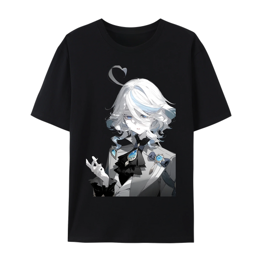 Genshin Impact: Furina Impression Unisex Short Sleeve Crewneck T-Shirt