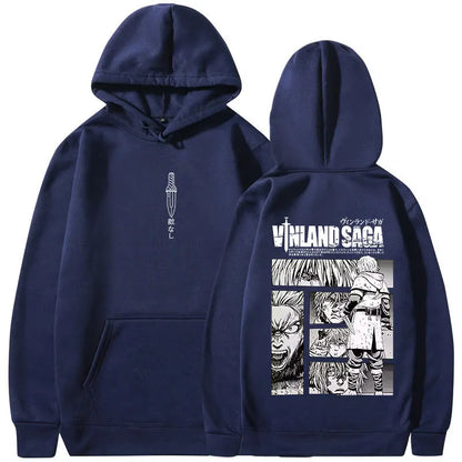 Vinland Saga: Hoodies Manga Thorfinn Karlsefni Graphic Men's Women Clothing Hooded Sweatshirts Harajuku Oversized Pullovers