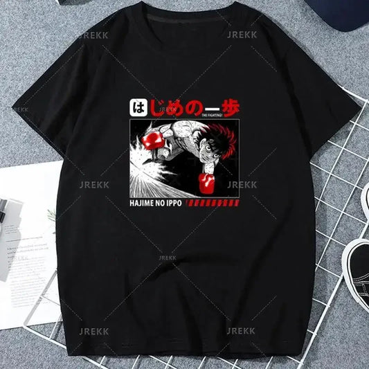 Hajime No Ippo: Kamogawa Boxing Gym T Shirt Makunouchi Takamura Celin KGB Print T Shirt Casual Plus Size T Shirt Women