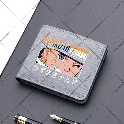 Naruto: Variotion Wallet Sasuke Sakura Cartoon Anime Pattern Portable Purses Boys Girls Cute Purse Women Creative Wallets Party Gifts