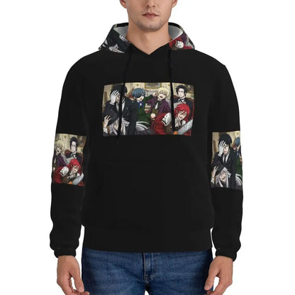Black Butler: Sebastian Hoodies Hip Hop Pullover Autumn Winter Men's Women's Sweatshirts Long Sleeve Tops