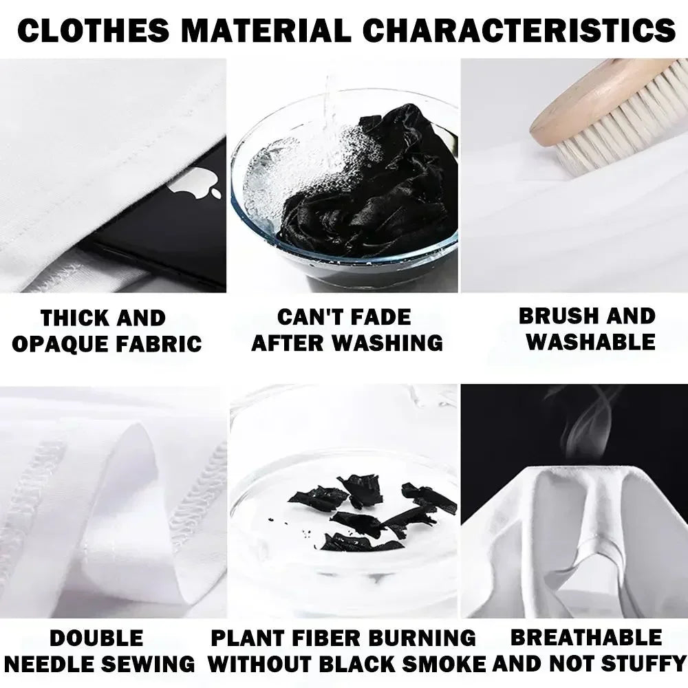 Gachiakuta: Loose Oversized Y2k Short Sleeve Anime T-Shirt Male Clothing Casual Heavy Cotton Top Tee