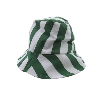 Bleach: Urahara Kisuke Cosplay Hat Green and White Stripe Cap Summer Cool Fisherman Hat