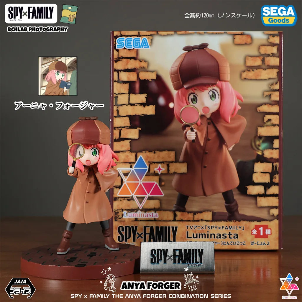 Spy x Family: Official SEGA Toy PM Series CODE White Movie Winter Outfit Statue Model Anya Yor Loid Forger Figure Anime Collectible