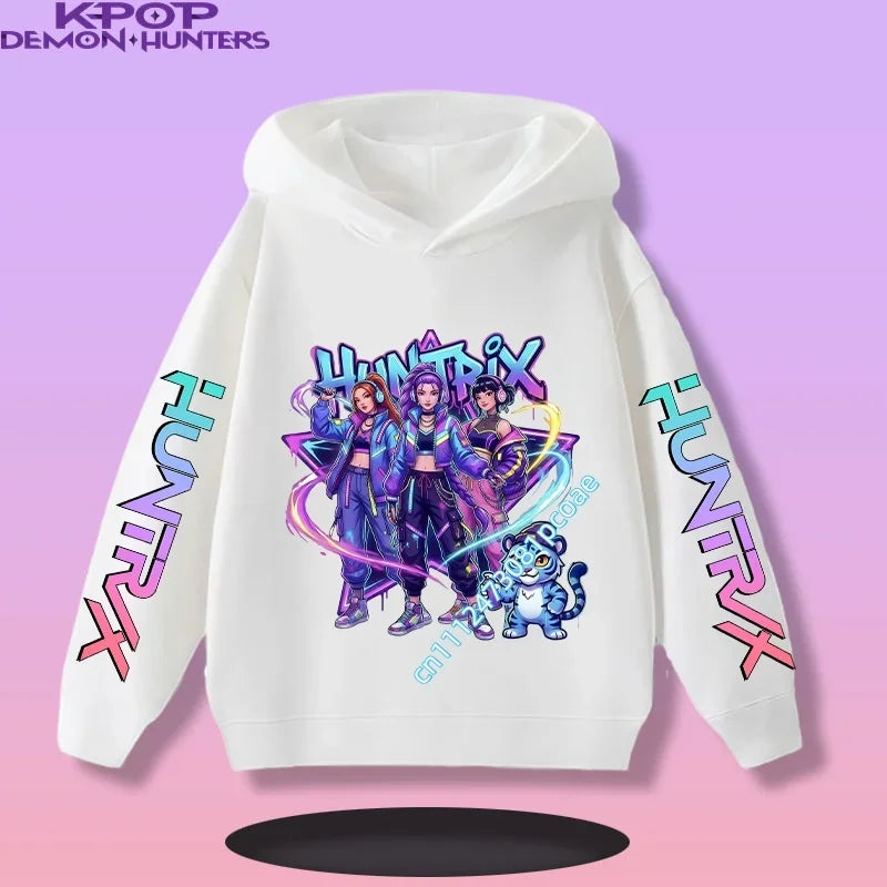 KPop Demon Hunters:  Children's Sweatshirt Girls' Clothes Girls' Sweatshirt New Fall and Winter New Cute Fashion Hoodie