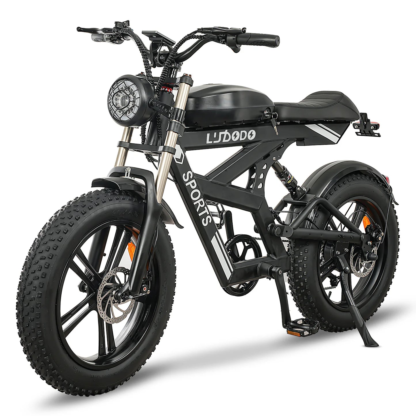 Yowamushi Pedal: [750W Snow-Proof E-Bike] 48V17.5AH Fat Tire Electric Bicycle for Adults,Shimano 7-Speed 330LBS Load,75Miles 35MPH,Turn Signals
