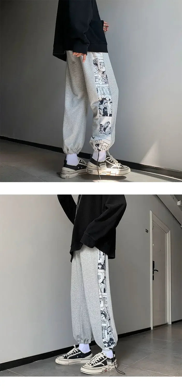 One Piece: Pants Anime Cosplay Costumes Streetwear Leisure Overalls Luffy Sweatpants Casual Sports Women Men Loose Trousers Gift