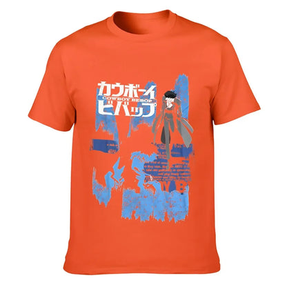 Cowboy Bebop : New Fashion Top Tees Spike Anime Opening Credits Officially Printed heavyweight Sweatshirt Licensed Adult T-Shirt