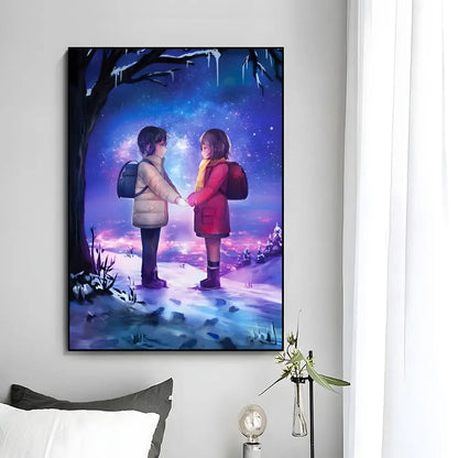 Erased: Poster Wall Art Print Decorative Mural Home Decor Gift Unframed