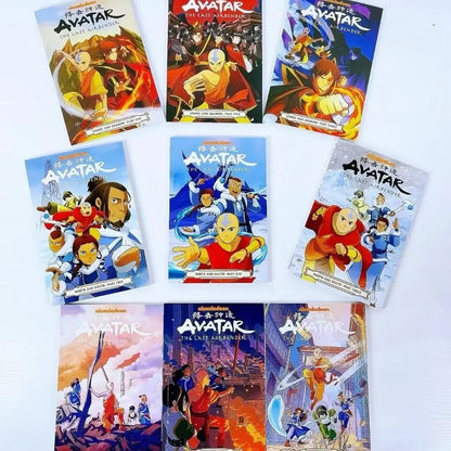 Avatar The Last Airbender: Season 1 Nine books + Season 2 Nine books English book American comics Action comedy fantasy story