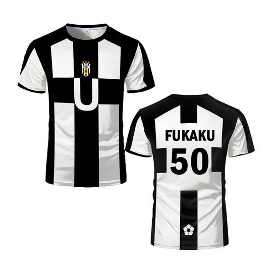 Blue Lock: Ubers Jerseys Summer Soccer T Shirts Cosplay Uniforms Barou Aiku T Shirt Unisex Street Wear Tops AIKU