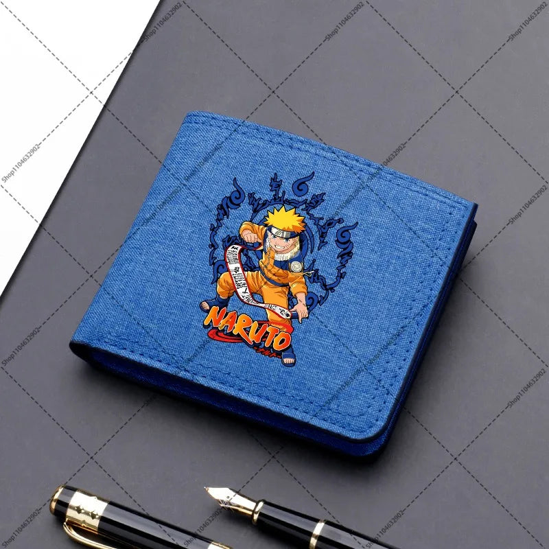 Naruto: Variotion Wallet Sasuke Sakura Cartoon Anime Pattern Portable Purses Boys Girls Cute Purse Women Creative Wallets Party Gifts