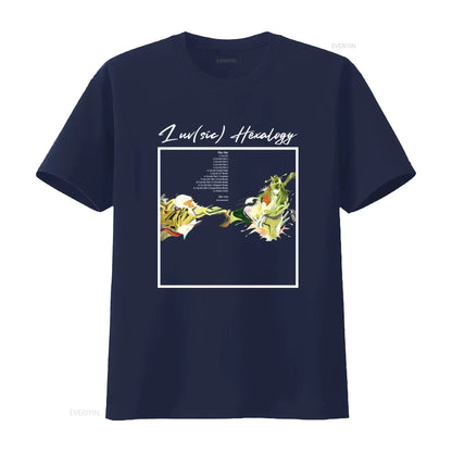Samurai Champloo: Nujabes Luv Sic Hexalogy Tracklist T Shirt Pocket Back Print Shing02 Design Unique Music Themed vintage Washed Versatile