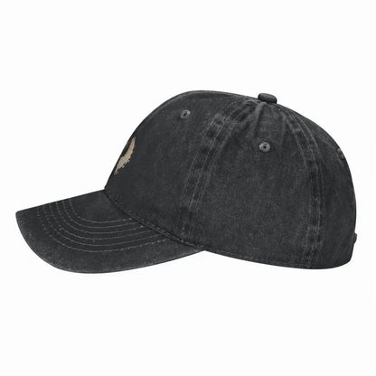 Afro Samurai:  Sword & Moon Print denim Hat Lightweight Cap Female Baseball Cap For Men