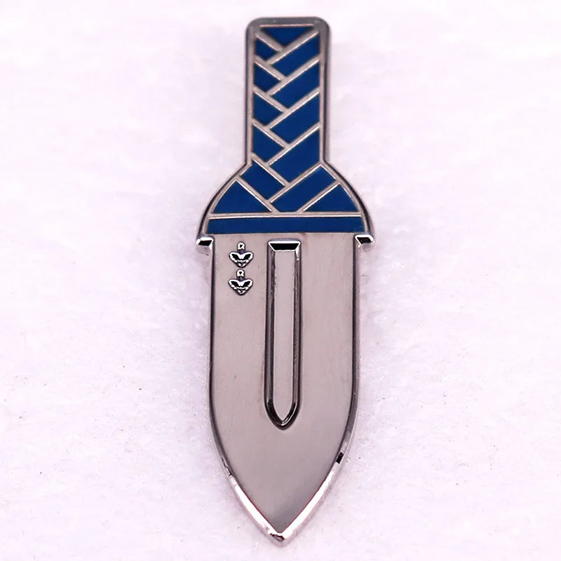 Vinland Saga: Enamel Pin  Dagger Anime Exquisite Same Metal Badge Backpack Accessories Gifts for Comic Book Fans