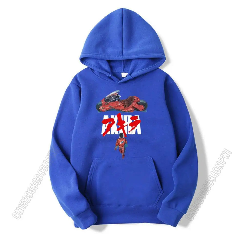 Akira: Synthwave Hoodie Sweatshirt 100% Hoodies Loose Fitness Style Hoody