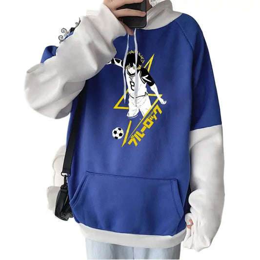Blue Lock: Meguru Bachira Hoodie Men Women Loose Casual Pullover Sweatshirt Boys Girls Long Sleeves Streetwear Hoodies