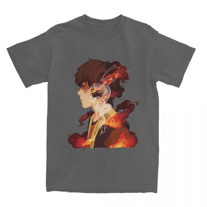 Avatar The Last Airbender: Zuko T-Shirt Men 100%Cotton Short Sleeve Round Neck Summer Tops