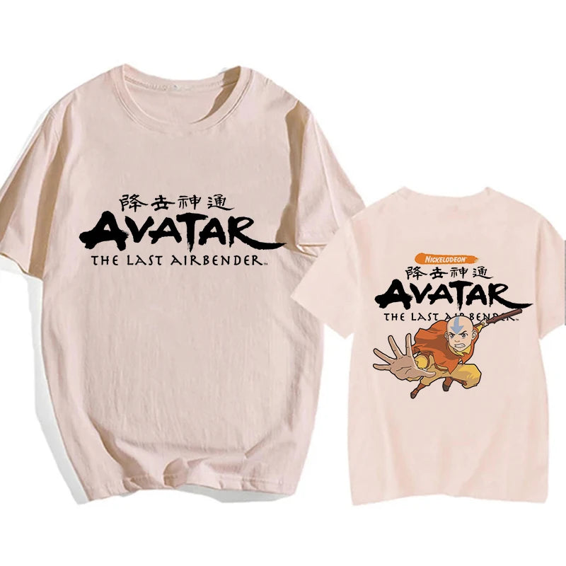 Avatar The Last Airbender: Y2k Shirt Streetwear Appa Yip Casual Tshirt Hip Hop Harajuku Tees Tops Fashion Mange T-shirt Clothes