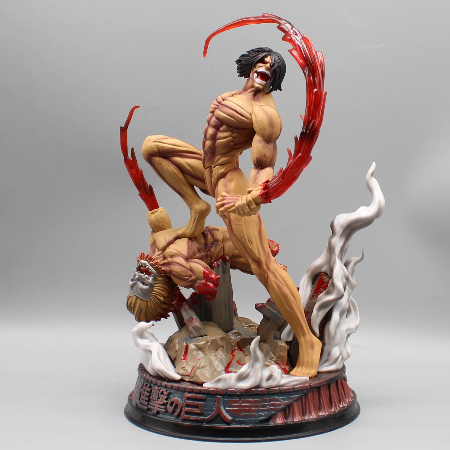 Attack On Titan: Figure The Armored Figures 29cm Titan Eren Jager Action Figurine Model Pvc GK Statue Ornament Toys Gifts