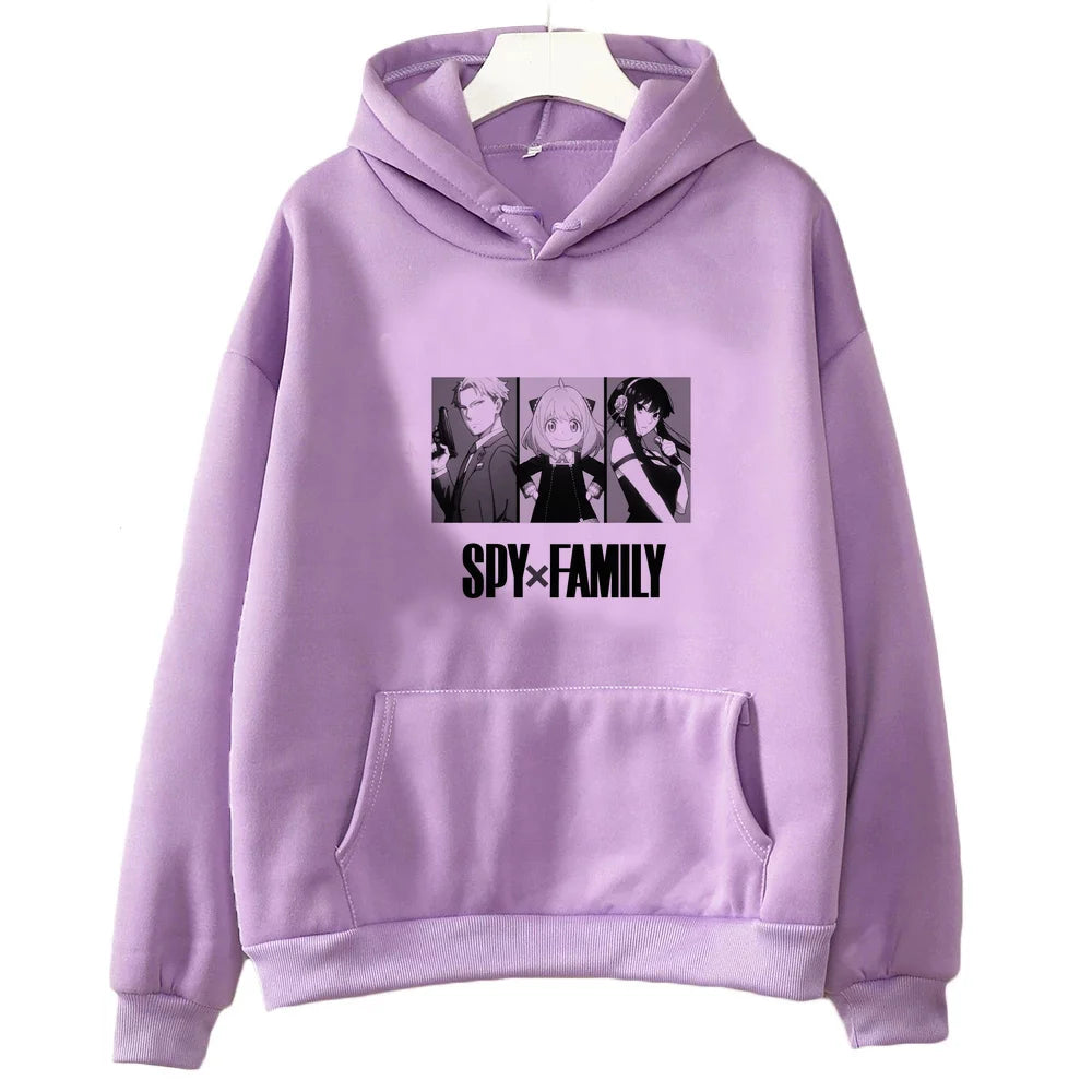 Spy x Family: hoodie sweatshirt kawaii fashion graphic 2000s tops vintage Casual Aesthetic