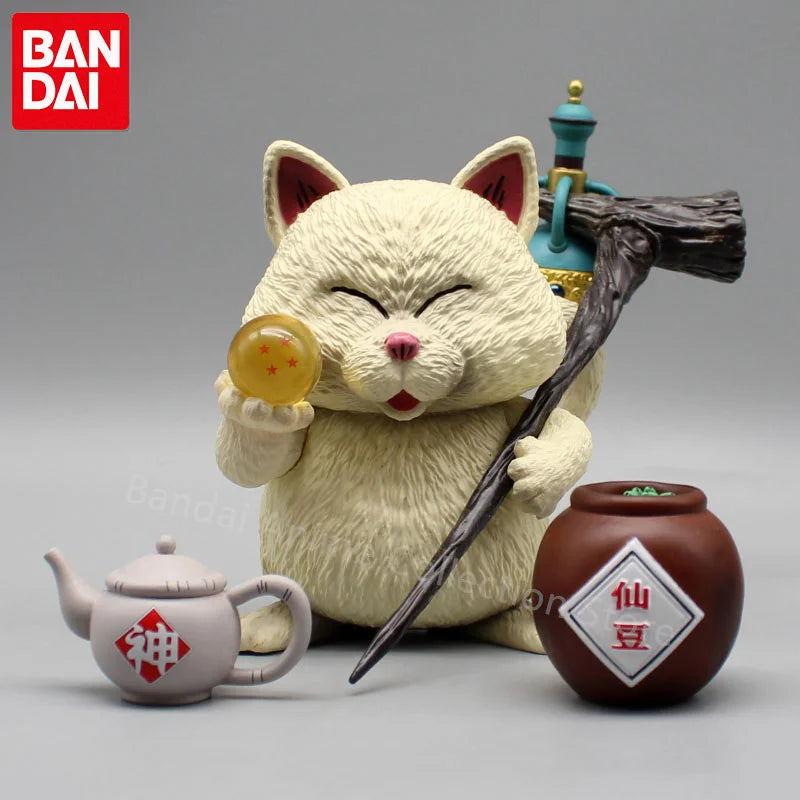 Dragon Ball: Karin-sama 15cm Figures SENZU BEAN Cat Action Figures Statue PVC Model Collection Doll Toys Kid Birthday Gifts