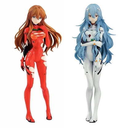 Genesis Evangelion: Anime Figure EVA Ayanami Rei Asuka Two-Dimensional Model Chassis Desktop Ornament Gift Doll Toys