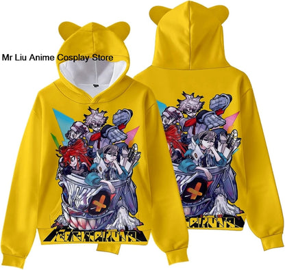 Gachiakuta: Hoodie Sweatshirt Sweater Costume Clothing Pullover Hooded with Ear Hat