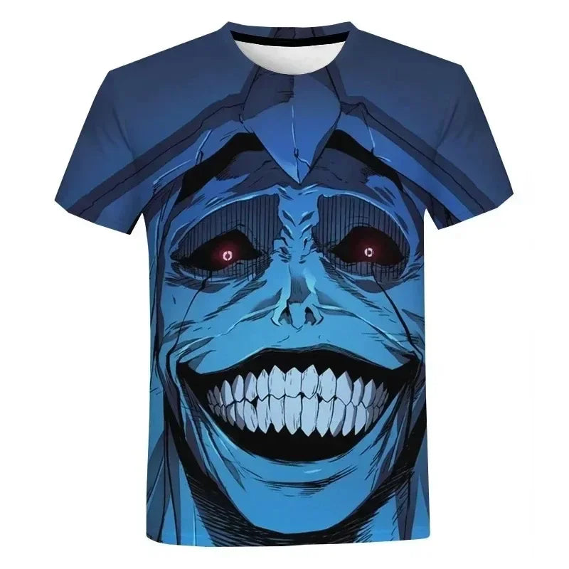 Solo Leveling: Comics 3D Short Sleeve T-shirt Oversized Top Quick-Drying Tee