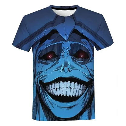 Solo Leveling: Comics 3D Short Sleeve T-shirt Oversized Top Quick-Drying Tee