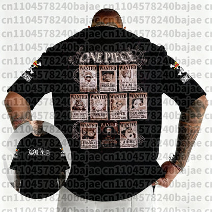 2026 One Piece Japanese Anime Printed Men's T-Shirt Roronoa Zoro Harajuku Short Sleeve Luffy T-shirt Clothing Y2k Top Tee Unisex