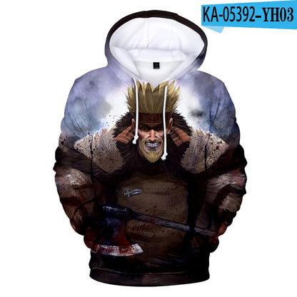Anime Vinland: Saga Thorfinn Karlsefni 3D Print Oversized Women/Men Hoodie Sweatshirt Streetwear Hip Hop Pullover Hooded Jacket