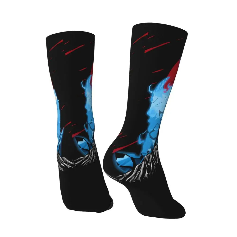 Solo Leveling: Sung jinwoo Shadow Monarch Socks,Leisure Beautiful printing Suitable for all seasons Dressing Gifts