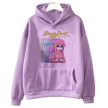 Bocchi the Rock:hoodies fashion tops cartoon 2026 cute harajuku Female Sport Coat