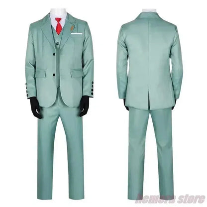 Spy X Family : ADULT DY20Anime Cosplay Costume Yor Forger Sexy Dress Loid Forger Light Green Suit Anya Kawaii Outfit Carnival Party Wig