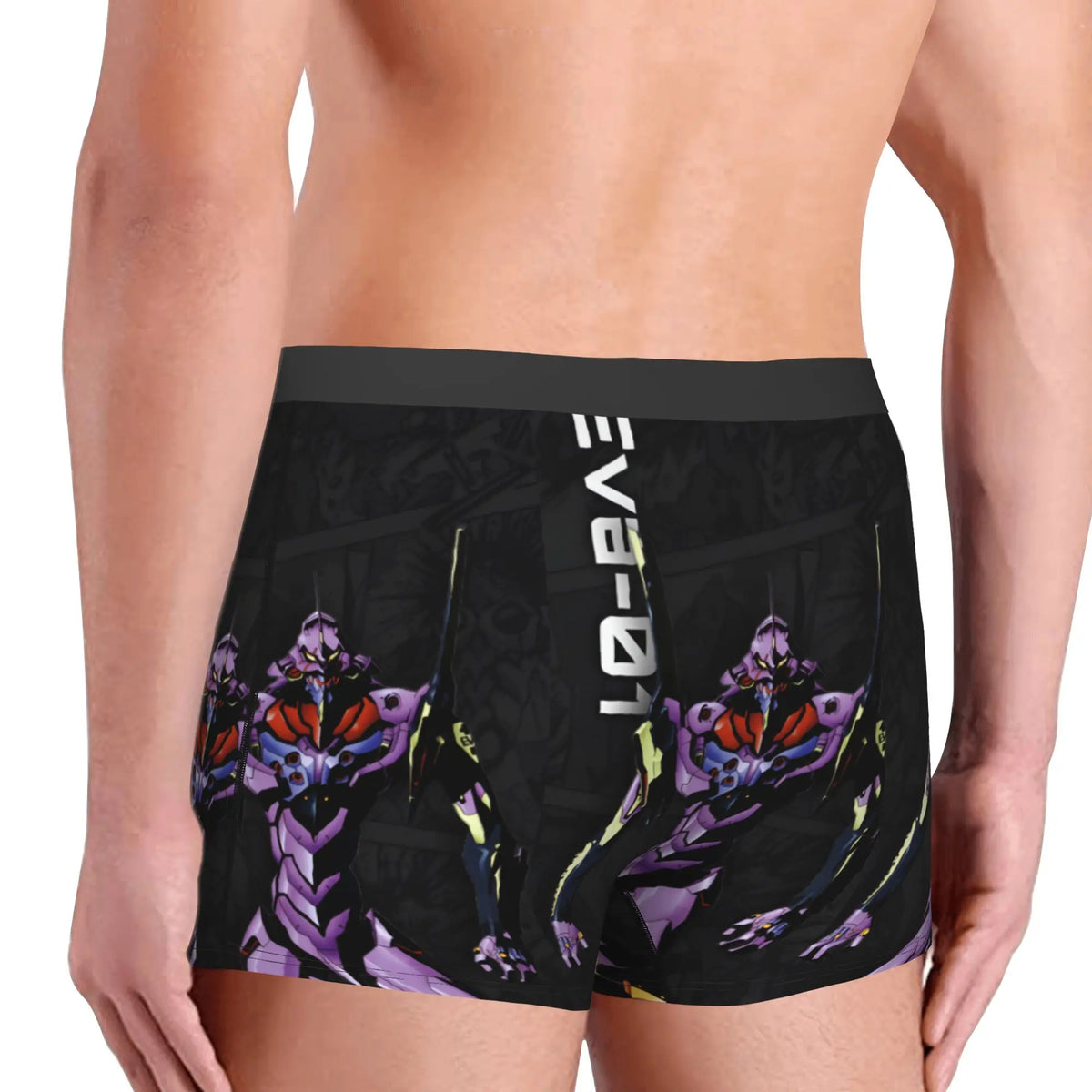 Evangelion: Underwear Mecha Style Doomsday Animation Boxer Briefs Stretch Shorts Panties Underpants
