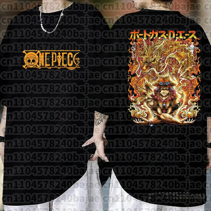 One Piece: Monkey D Luffy Anime T Shirt Men Women Summer Cotton Short Sleeve Tee Cartoon Print Streetwear Casual Graphic Top 2026